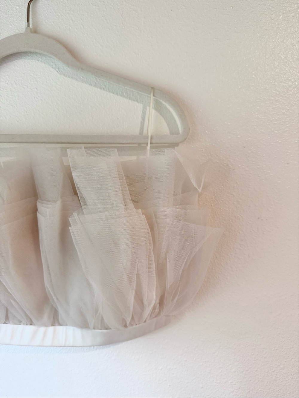 Light Cream Tulle top - Women's tops